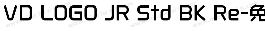 VD LOGO JR Std BK Re字体转换